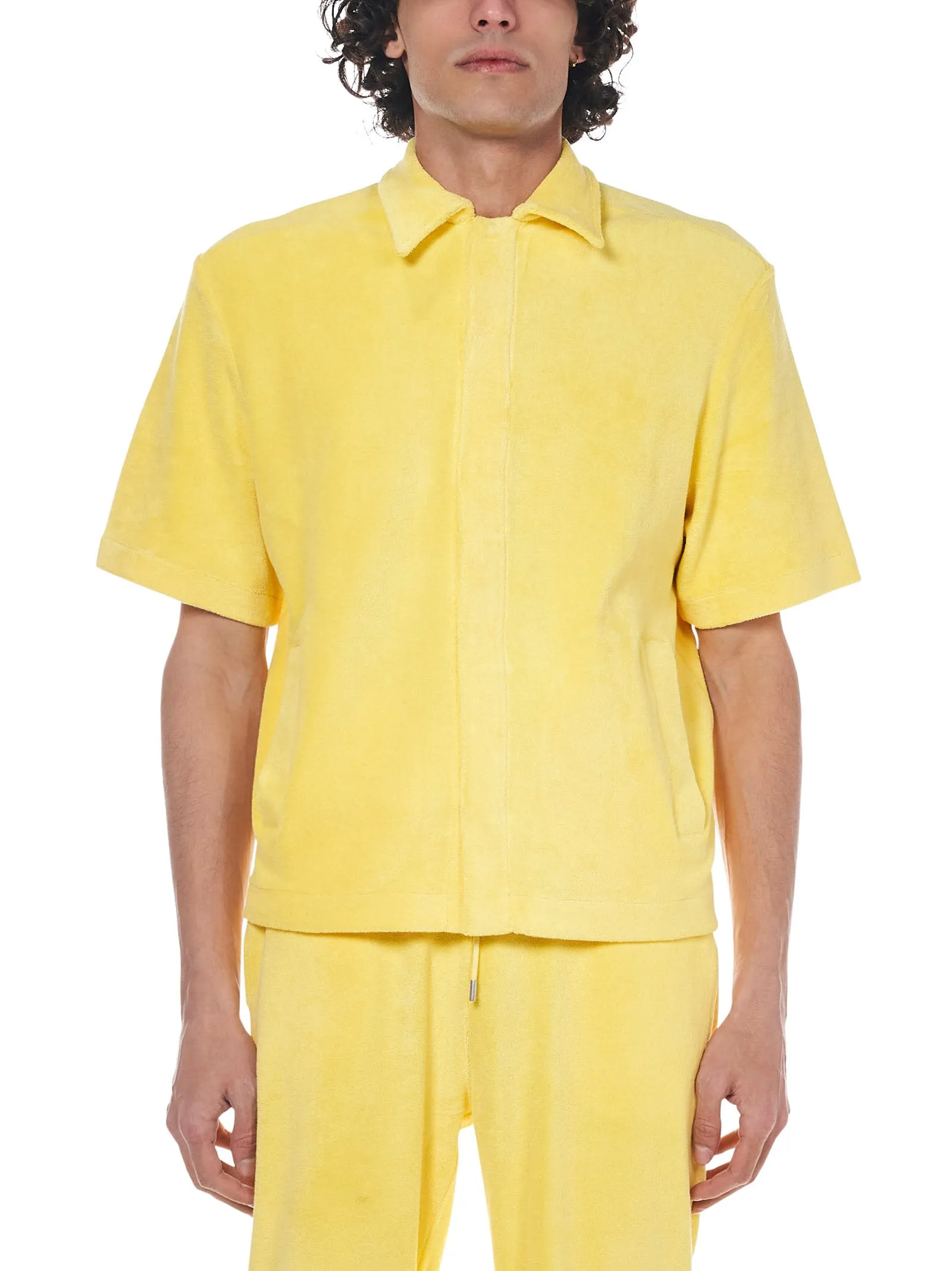 1017 ALYX 9SM Logo Embroidered Toweling Polo Shirt