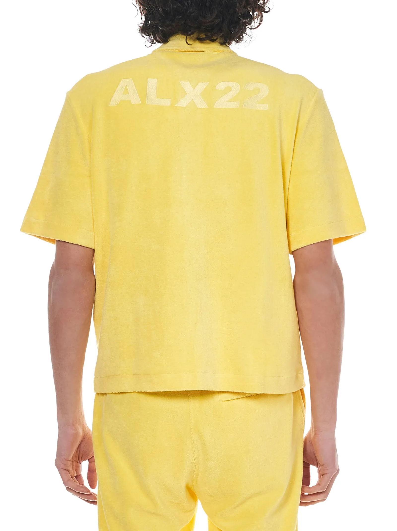 1017 ALYX 9SM Logo Embroidered Toweling Polo Shirt