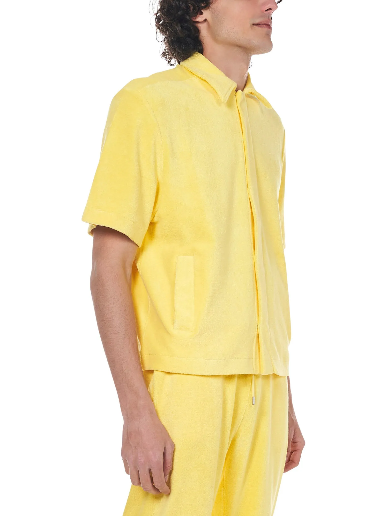 1017 ALYX 9SM Logo Embroidered Toweling Polo Shirt
