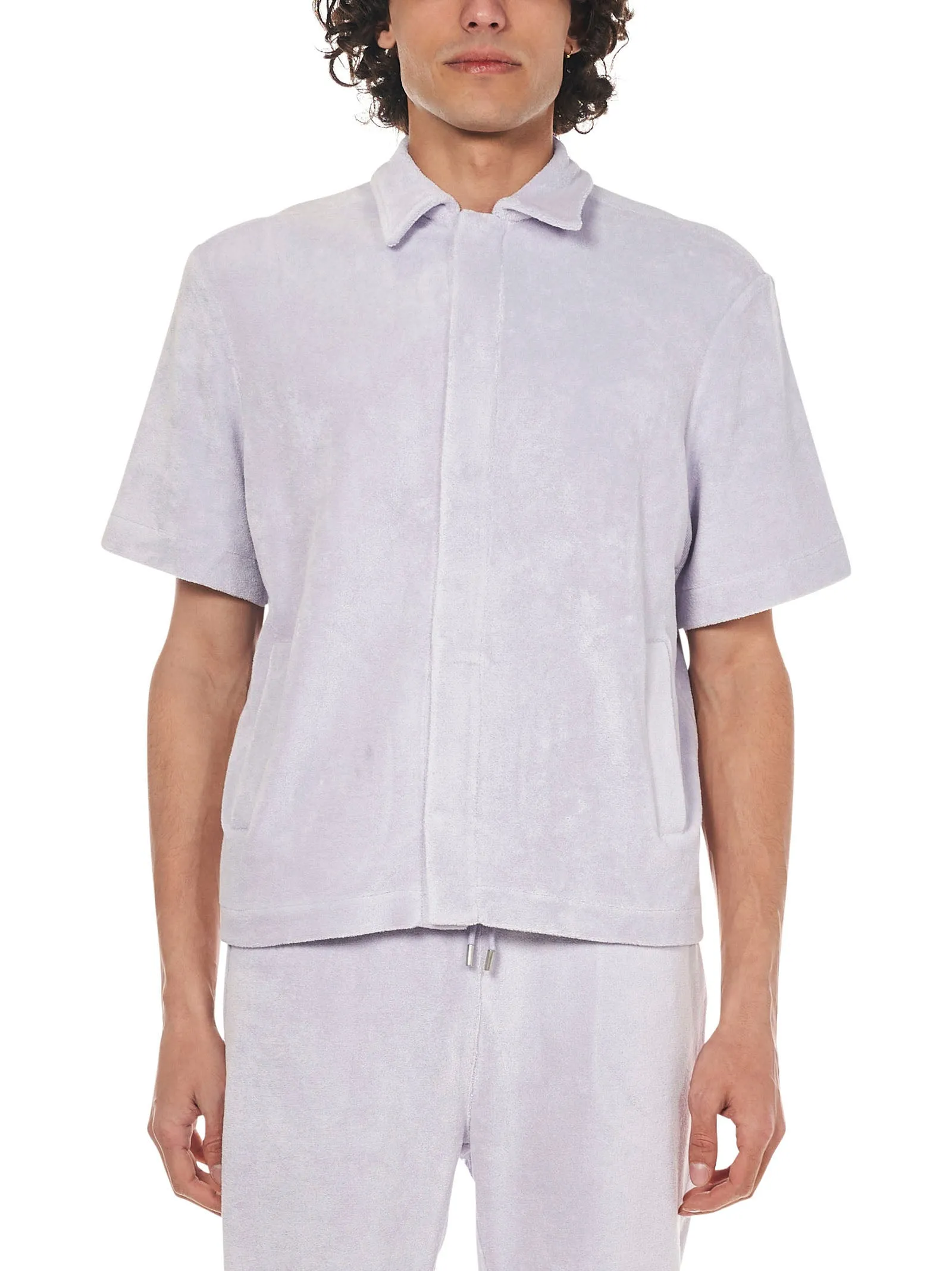 1017 ALYX 9SM Logo Embroidered Toweling Polo Shirt