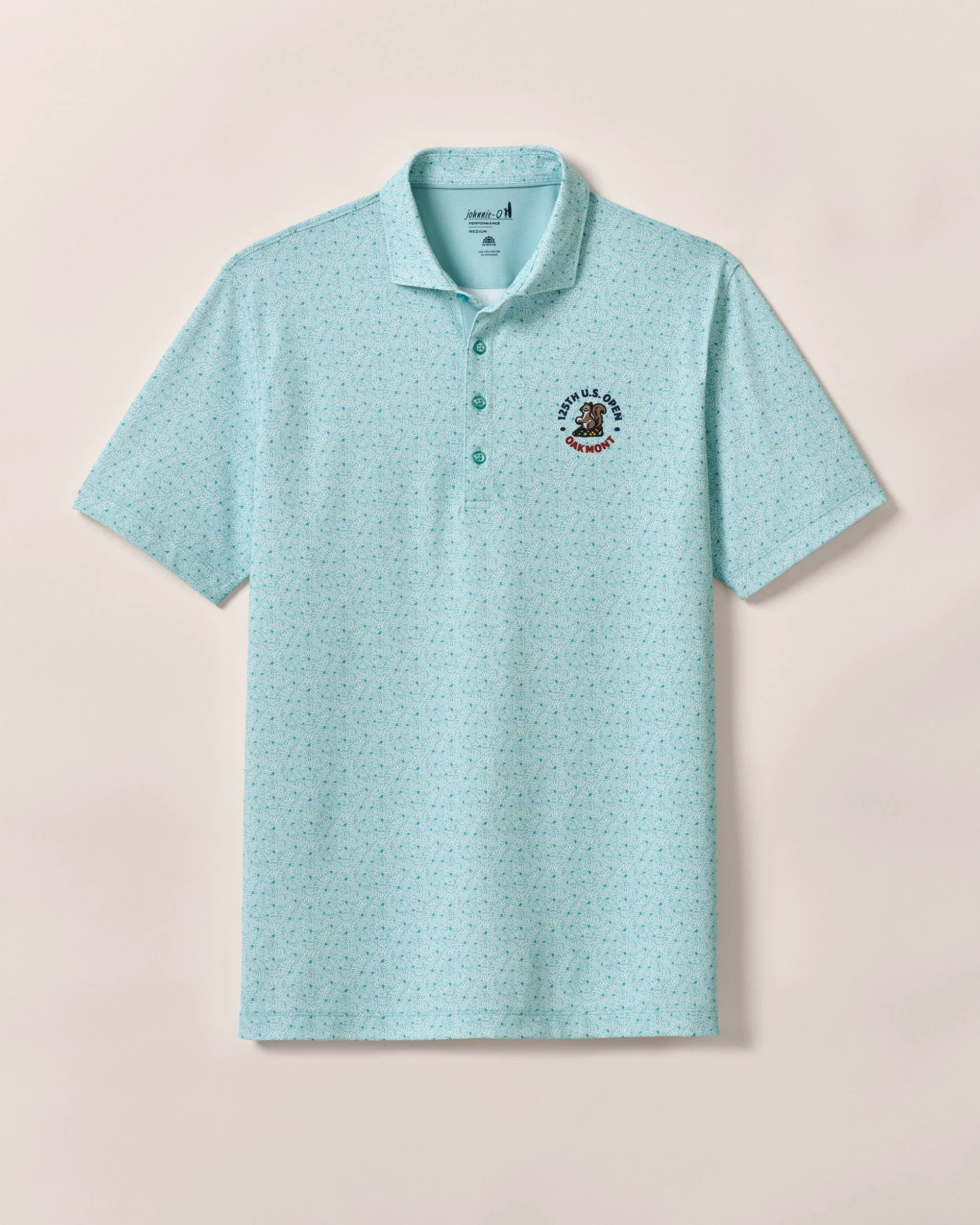 125th U.S. Open Performance Mesh Polo - Junes Print