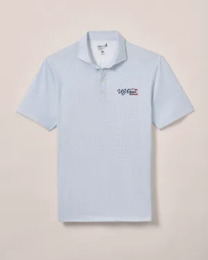 125th U.S. Open Tee Time Performance Jersey Polo - Flag Logo