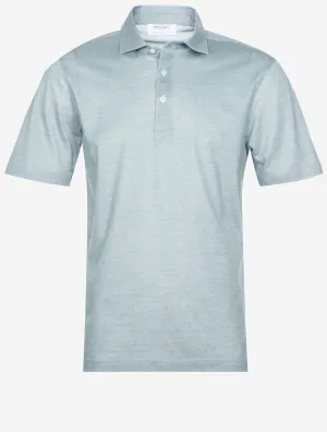3 button Polo Shirt Green