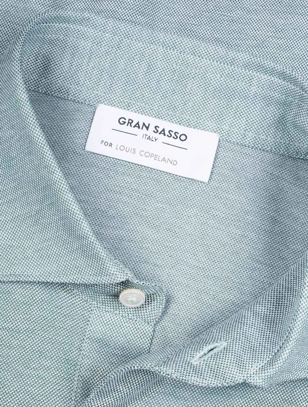 3 button Polo Shirt Green