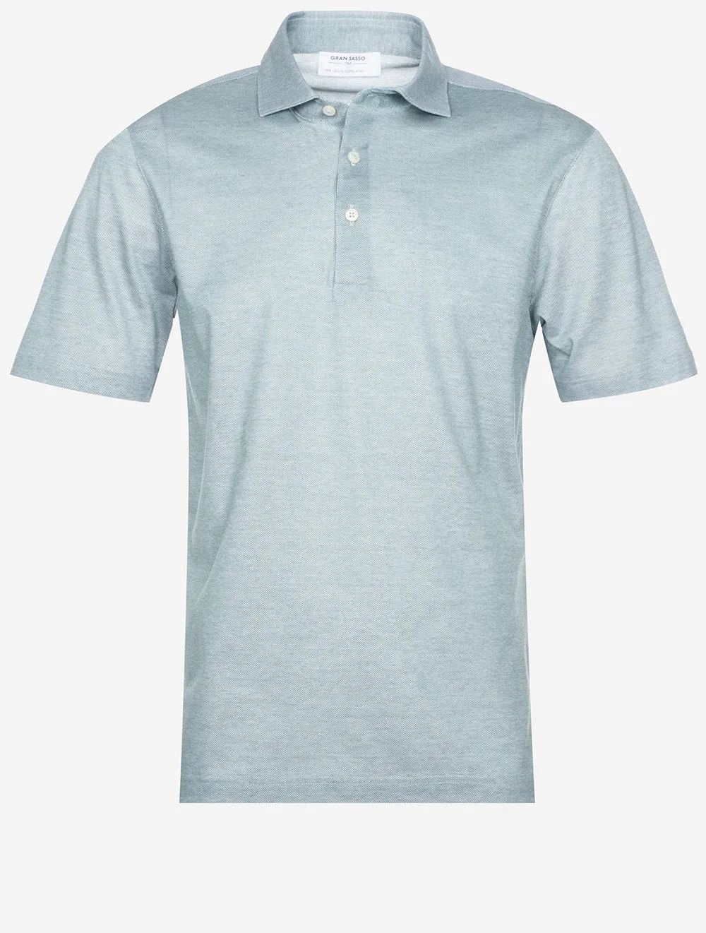 3 button Polo Shirt Green