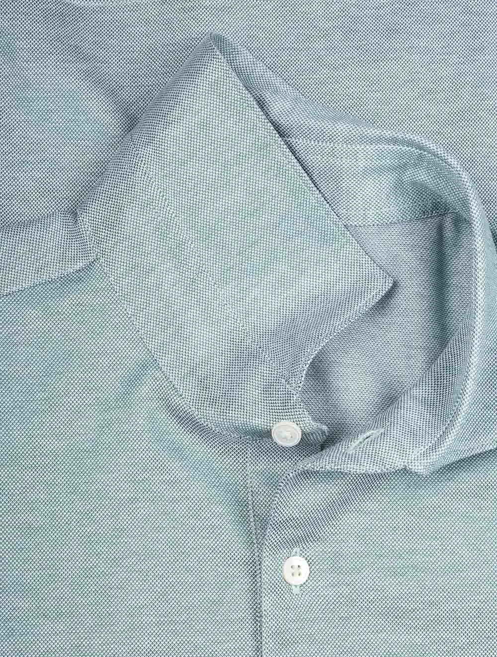 3 button Polo Shirt Green