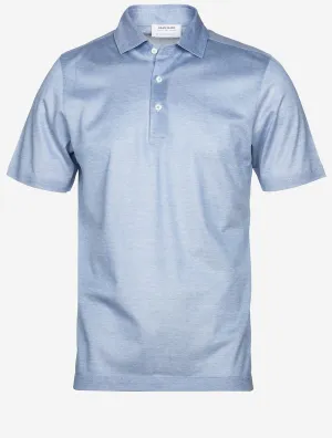 3 button Polo Shirt Light Blue