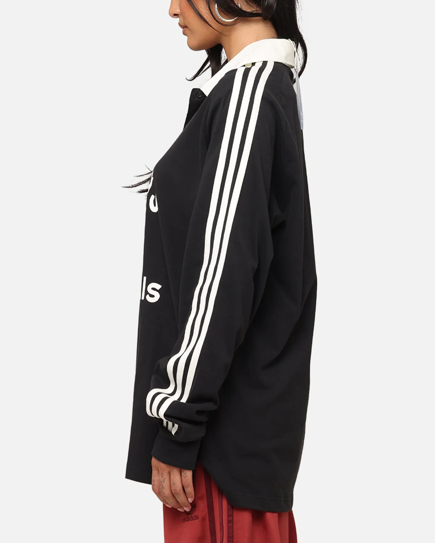Adidas Rugby Polo Shirt Black