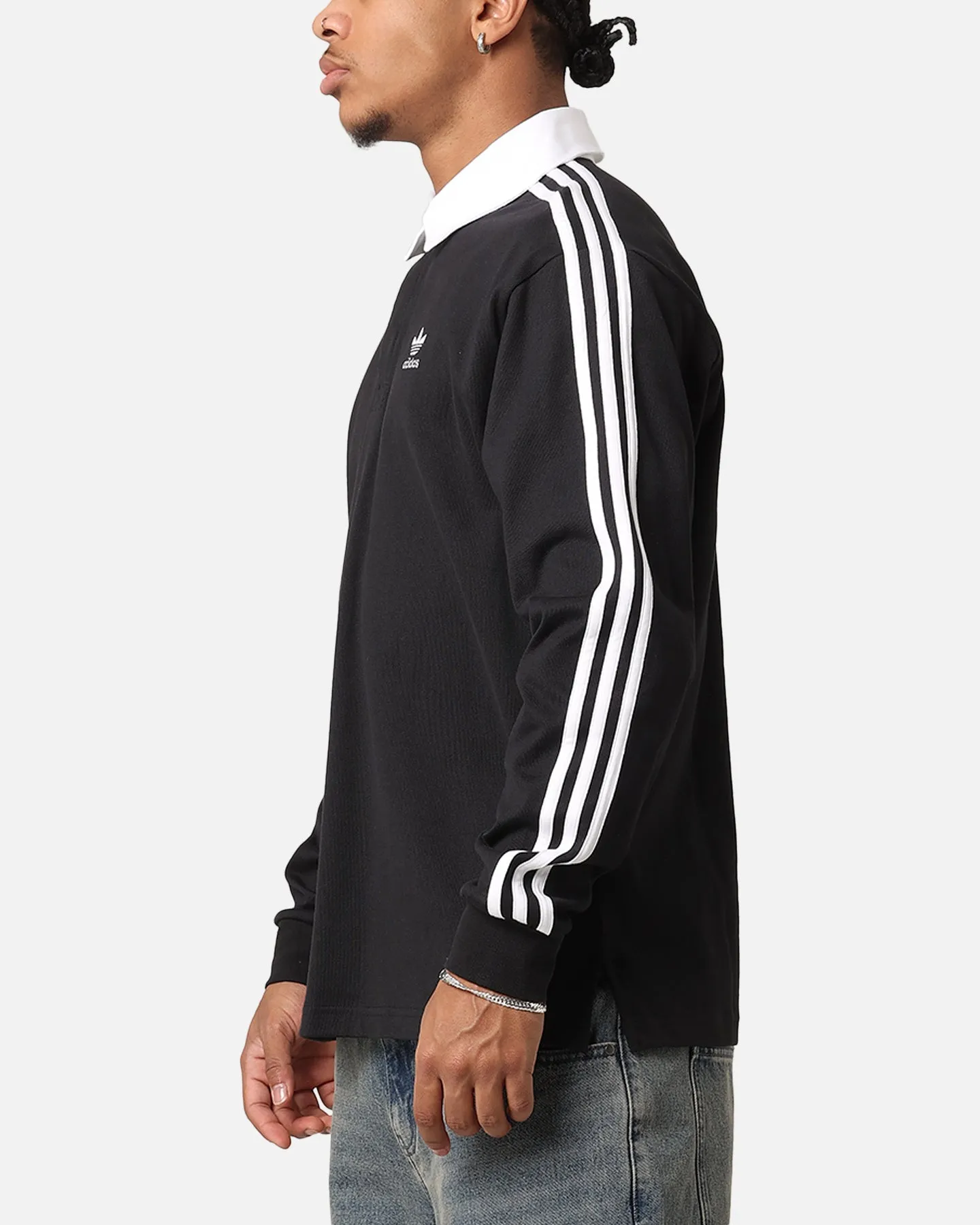 Adidas Rugby Polo Shirt Black