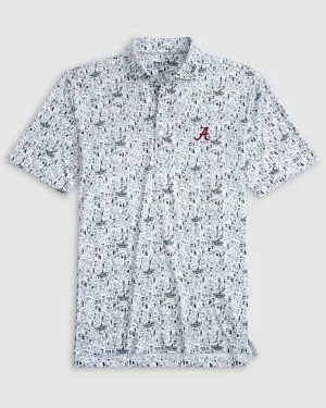 Alabama Hoop There It Is Performance Jersey Polo