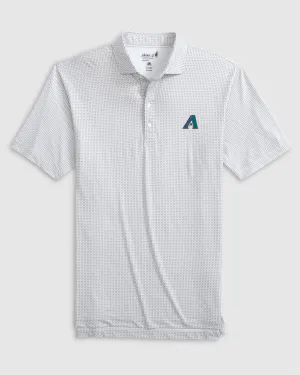 Arizona Diamondbacks Tee Time Performance Jersey Polo - Cooperstown Logo