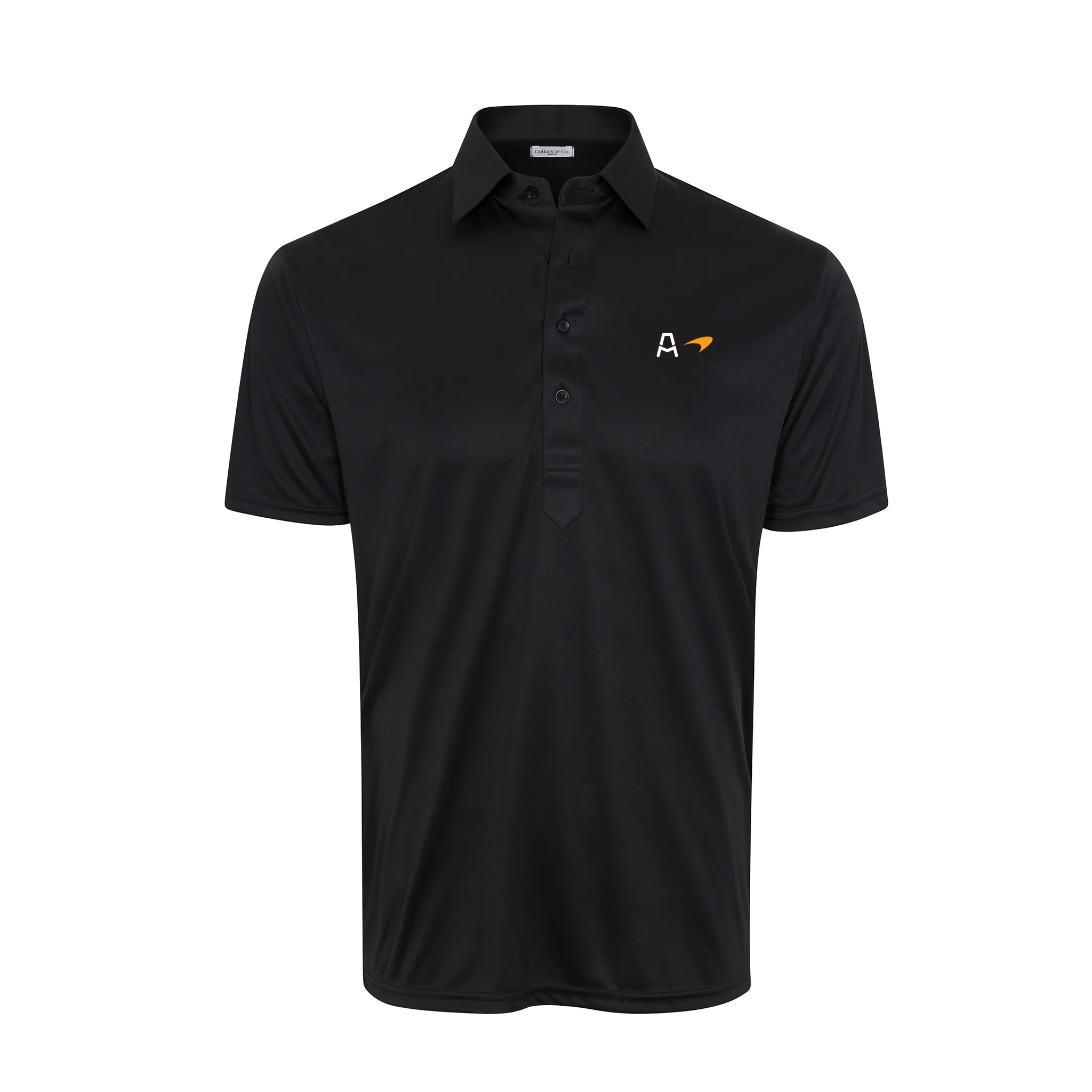 Arrow McLaren Semi-Spread Collar Polo Black