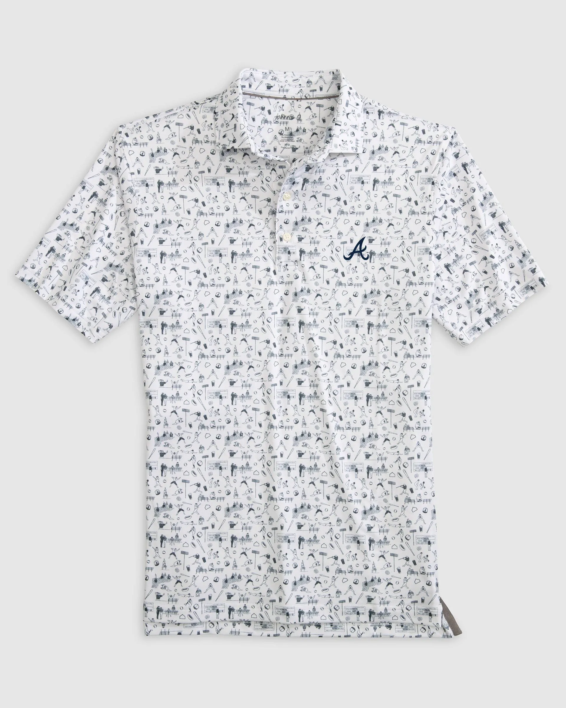 Atlanta Braves Ballpark Jersey Performance Polo