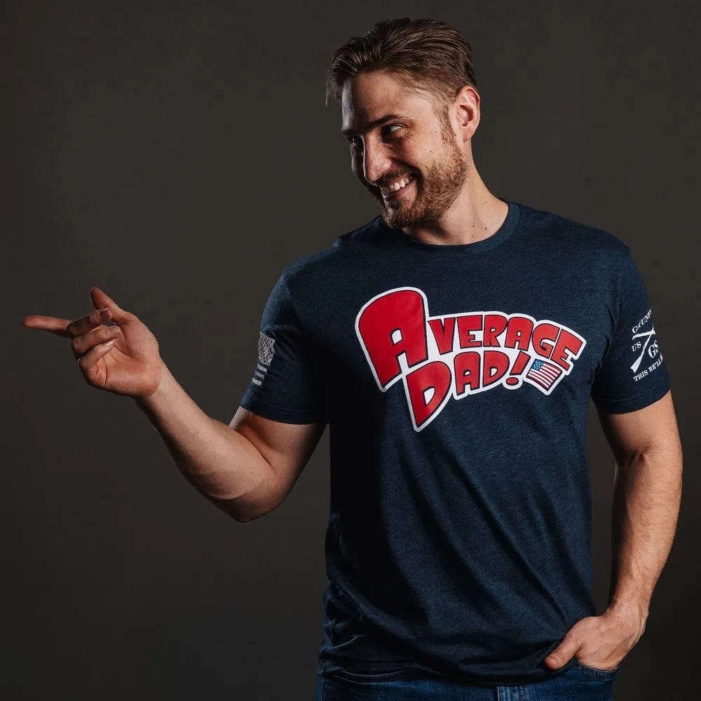 Average Dad T-Shirt - Midnight Navy