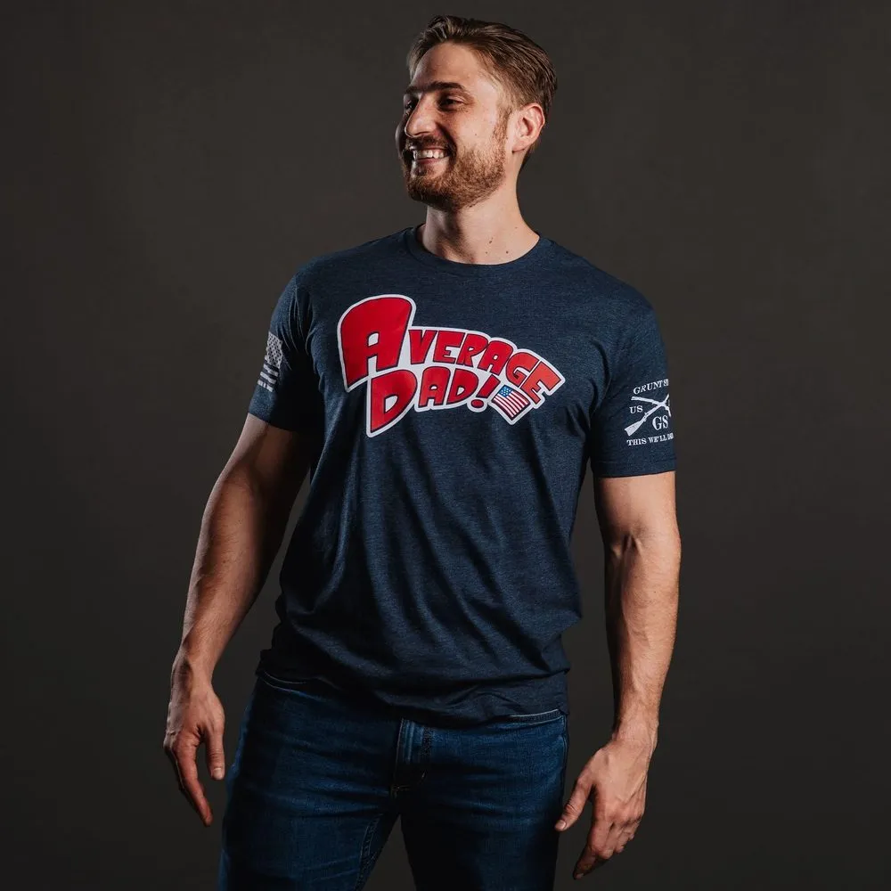 Average Dad T-Shirt - Midnight Navy
