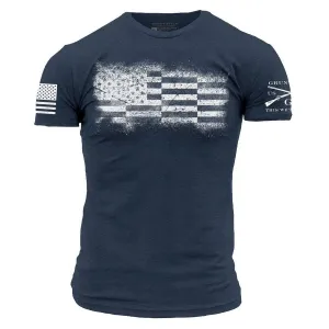 Bar Flag T-Shirt - Midnight Navy