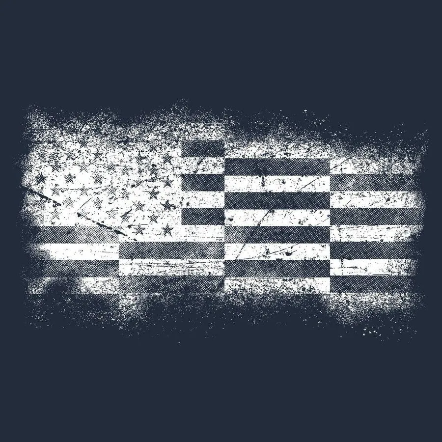 Bar Flag T-Shirt - Midnight Navy