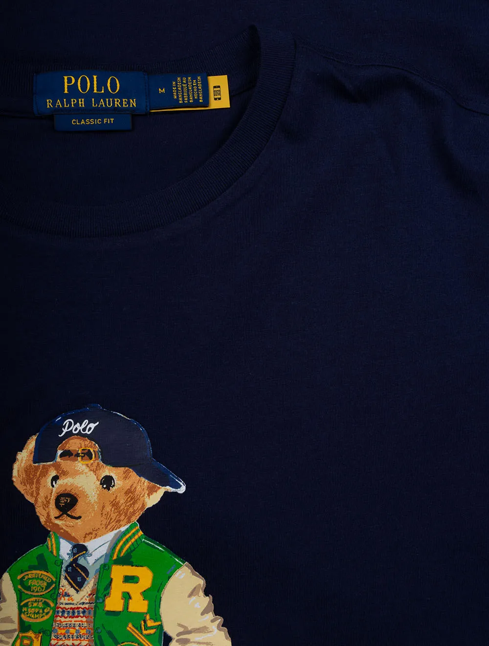 Bear Jersey T-Shirt Navy