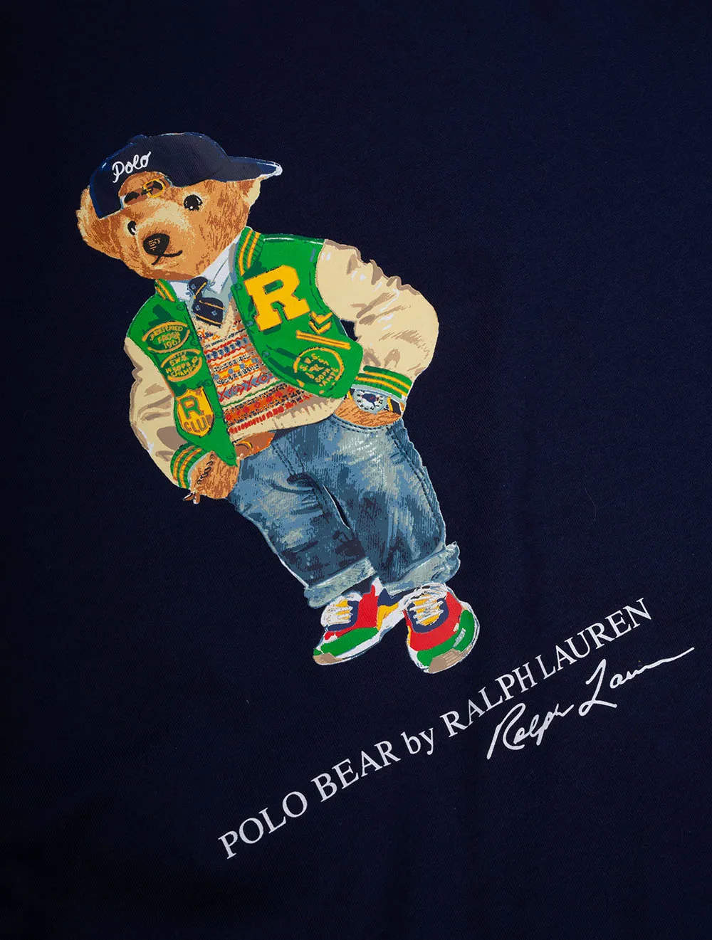 Bear Jersey T-Shirt Navy