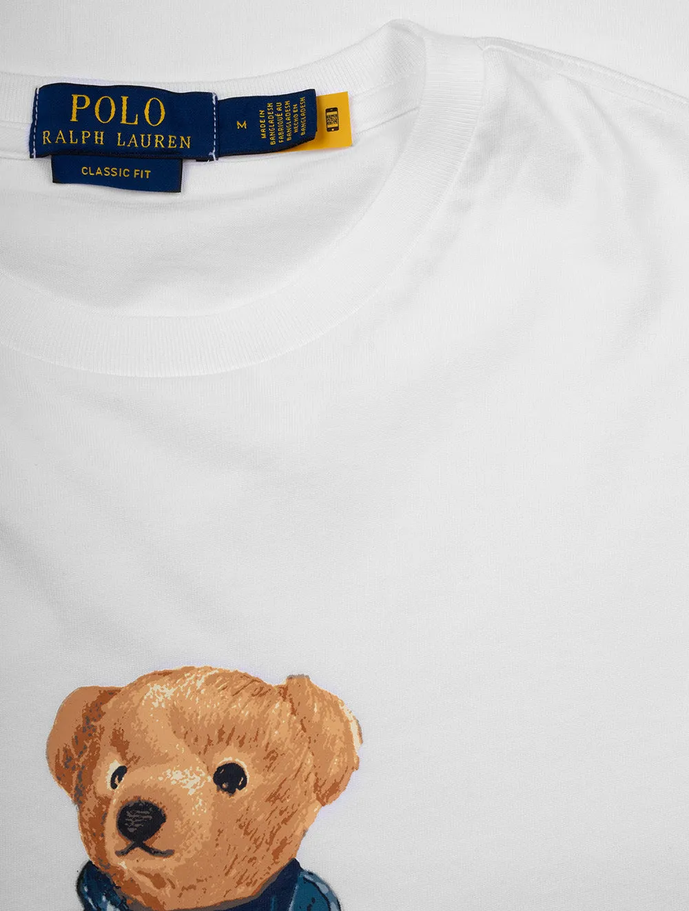 Bear Jersey T-Shirt White