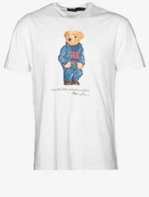 Bear Jersey T-Shirt White