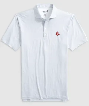 Boston Red Sox Slade Performance Jersey Printed Polo - Cooperstown Logo