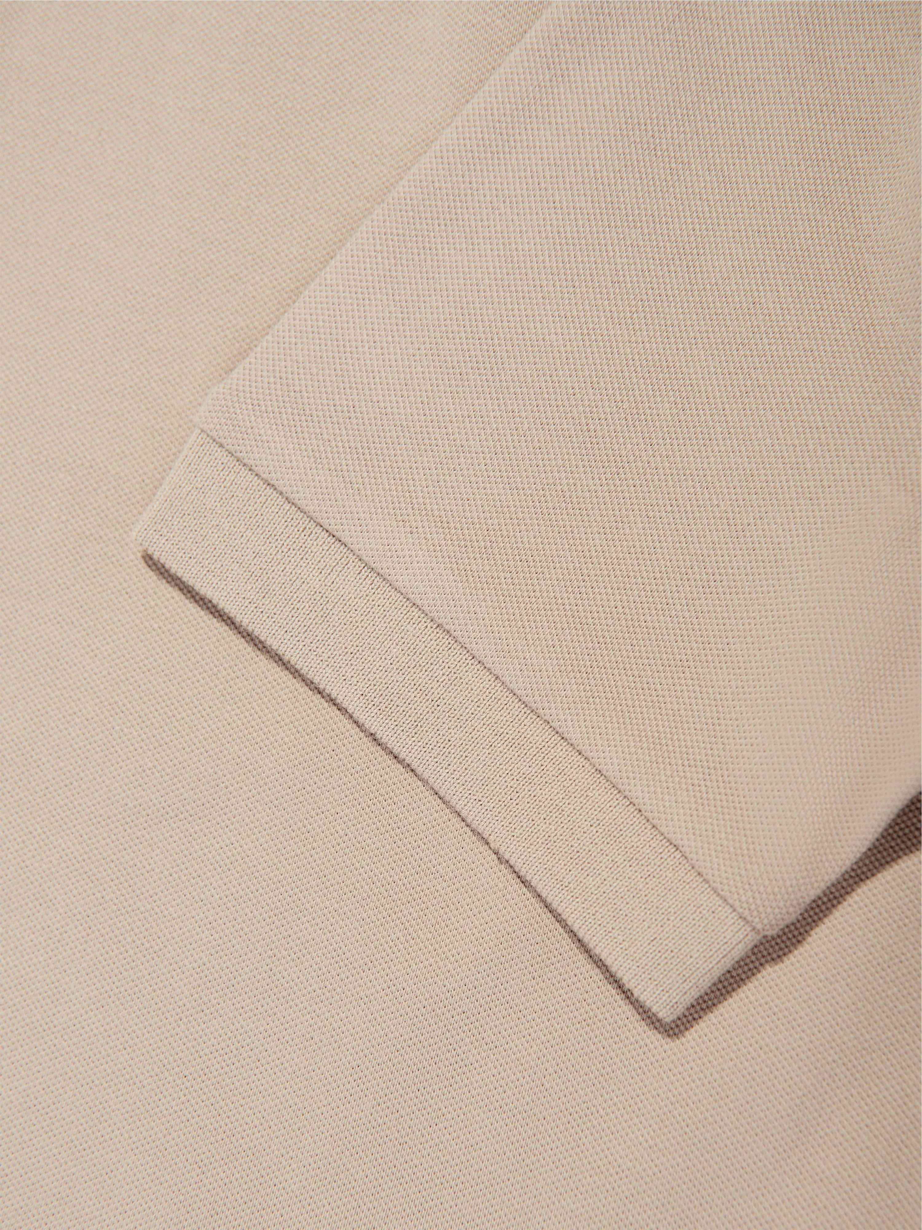 Boys Logo Polo Shirt in Beige