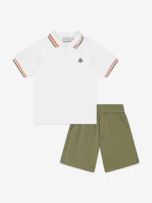 Boys Short Set in Green