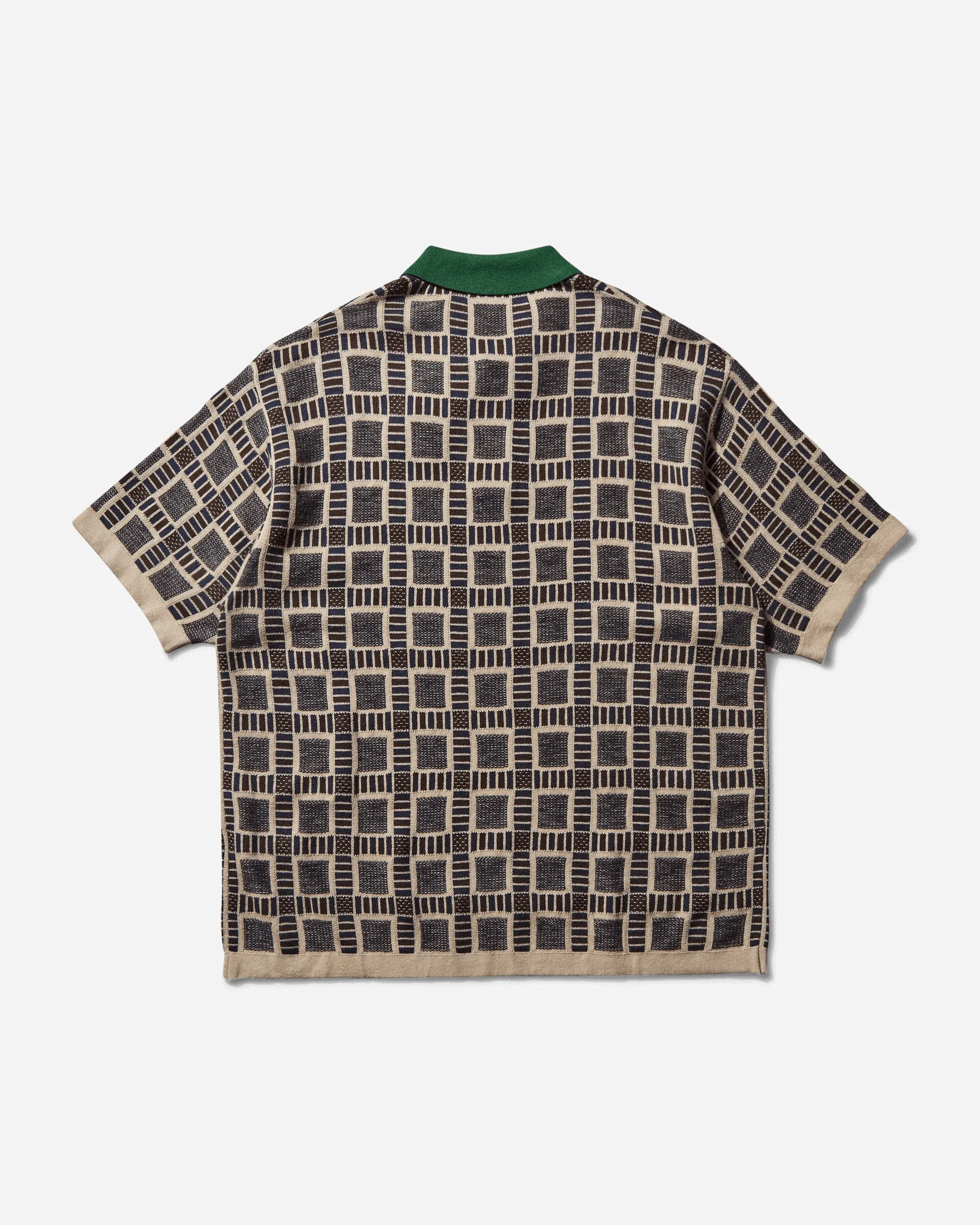 Brain Dead Knit Polo Dust Sand