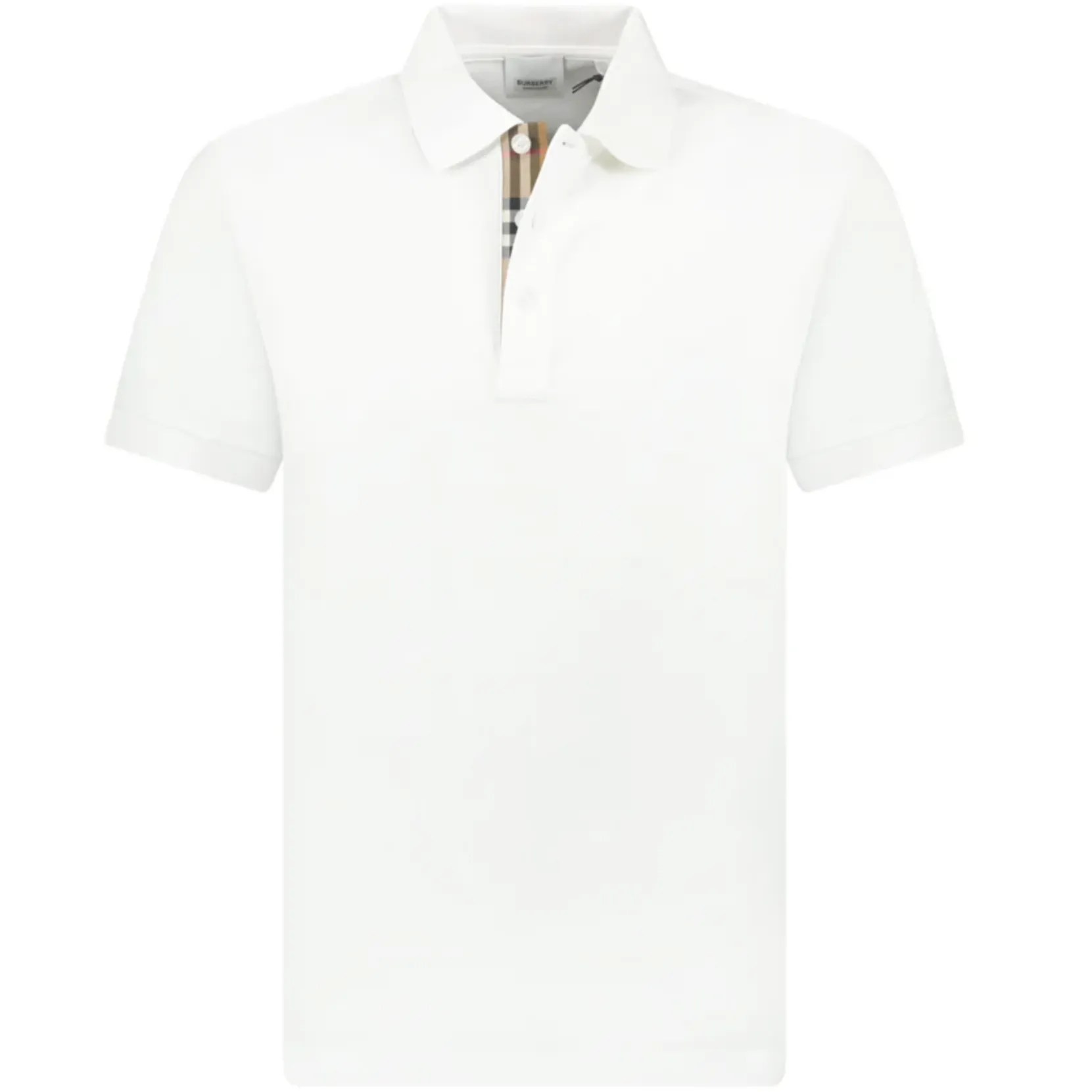 Burberry White Hartford Polo