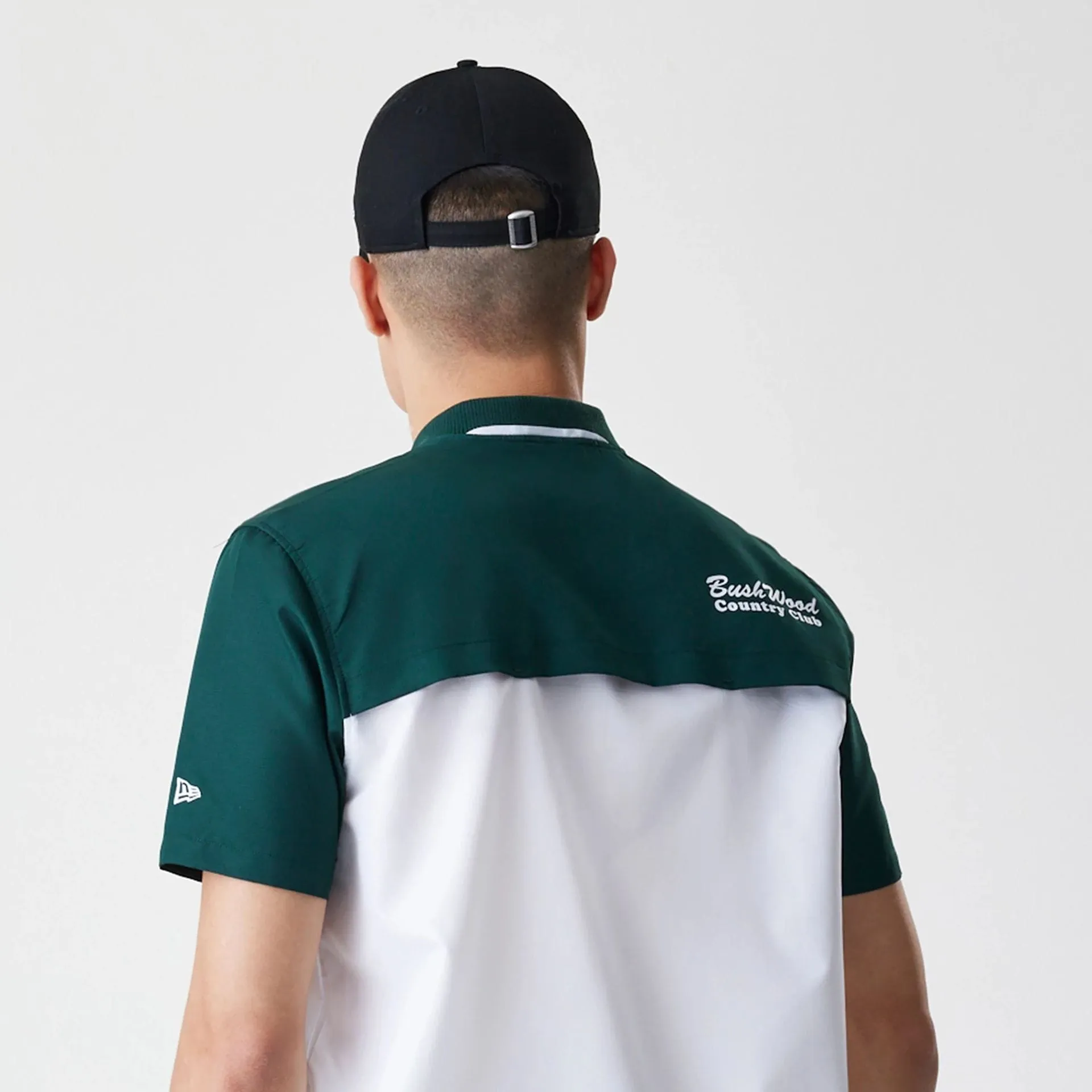 Caddyshack BushWood White 1/4 Zip Polo T-Shirt