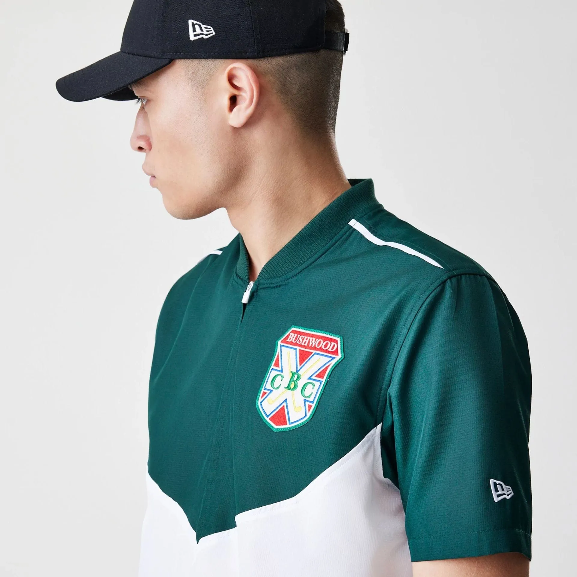 Caddyshack BushWood White 1/4 Zip Polo T-Shirt