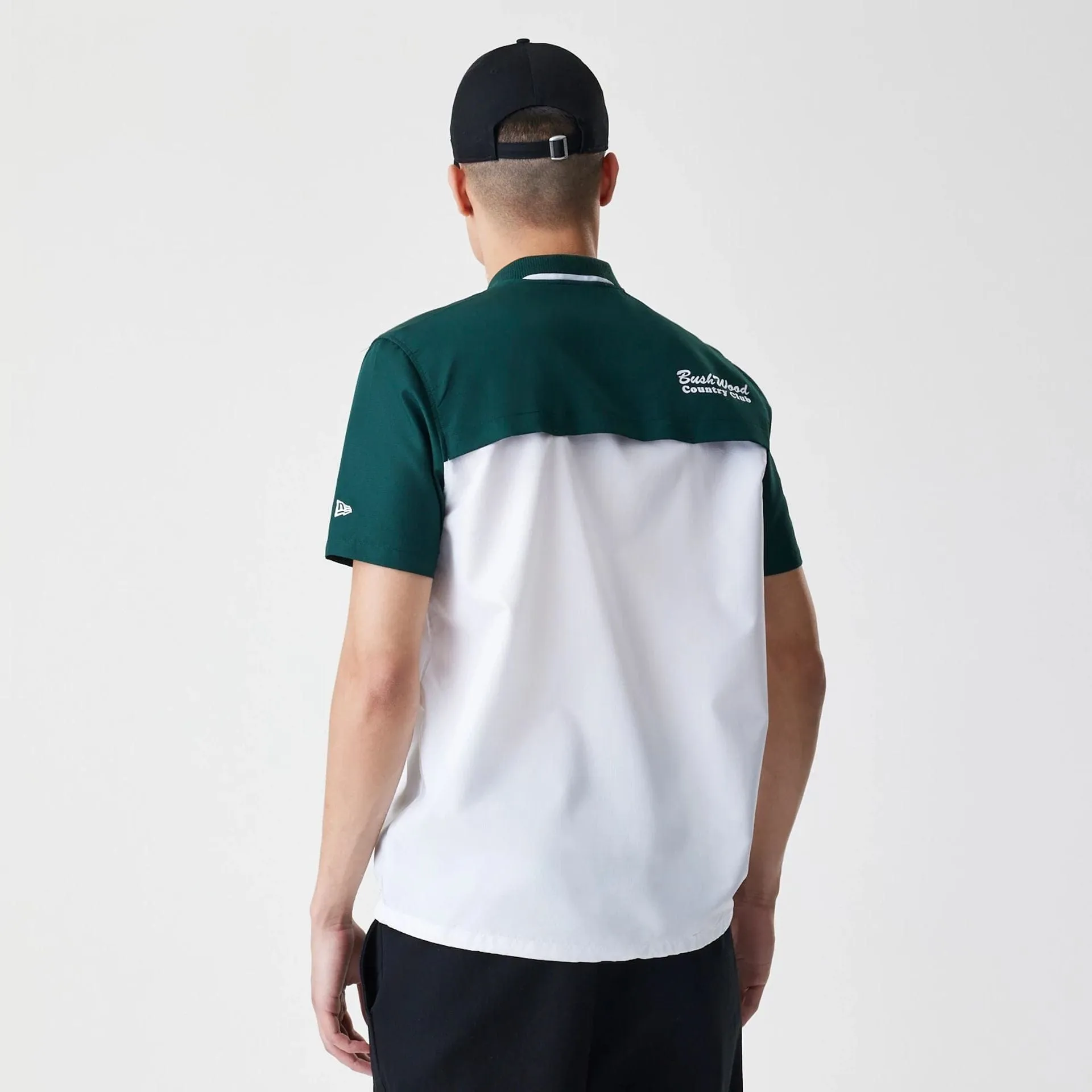 Caddyshack BushWood White 1/4 Zip Polo T-Shirt