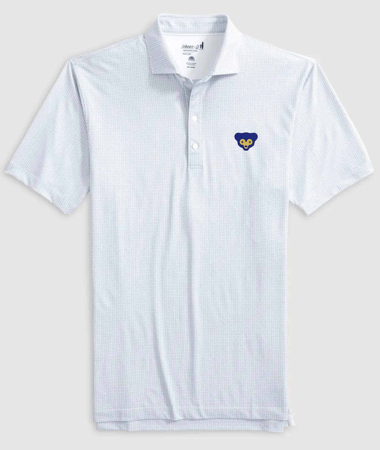 Chicago Cubs Slade Performance Jersey Printed Polo - Cooperstown Logo