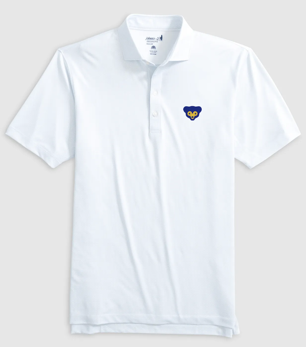 Chicago Cubs Slade Performance Jersey Printed Polo - Cooperstown Logo