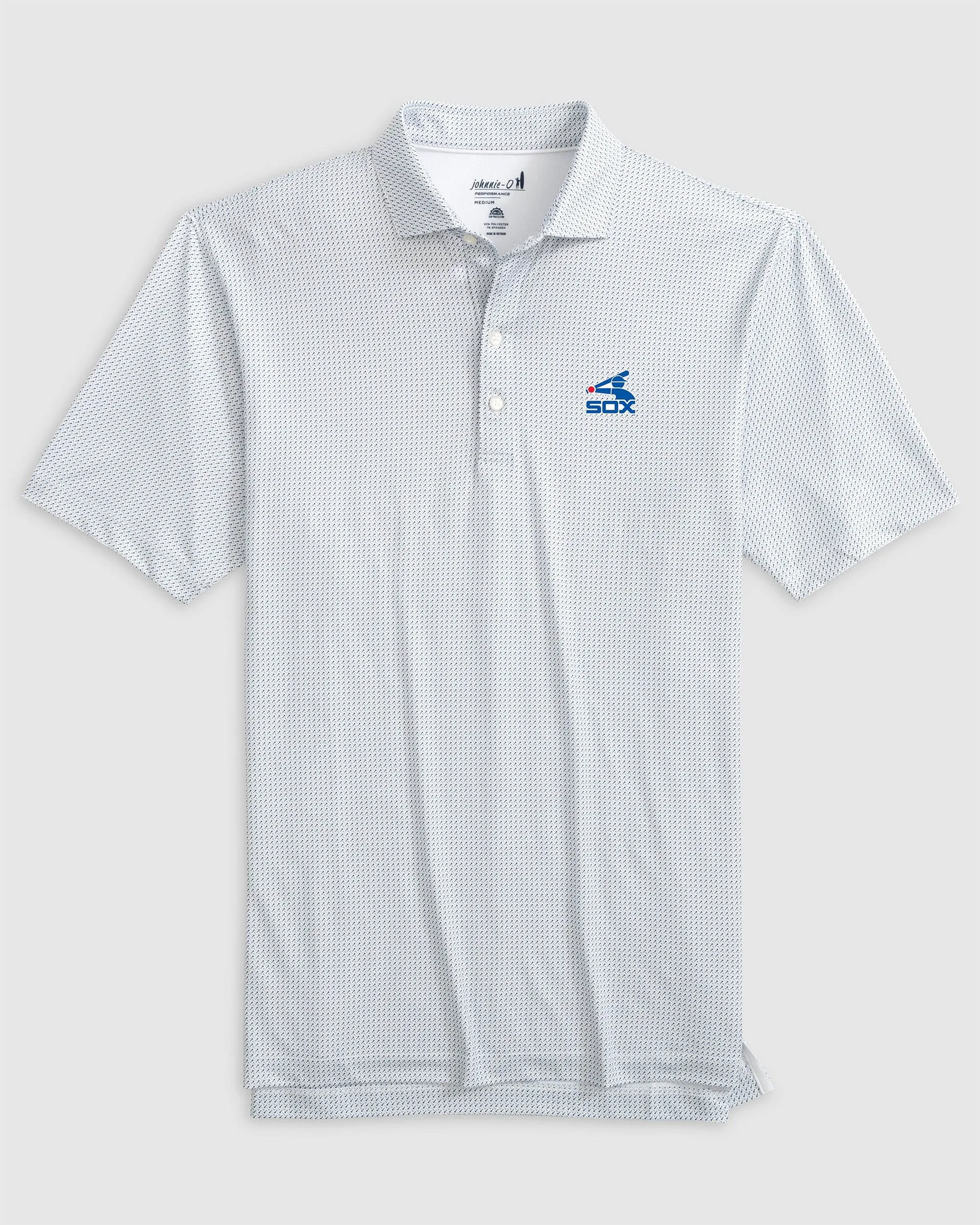 Chicago White Sox Tee Time Performance Jersey Polo - Cooperstown Logo