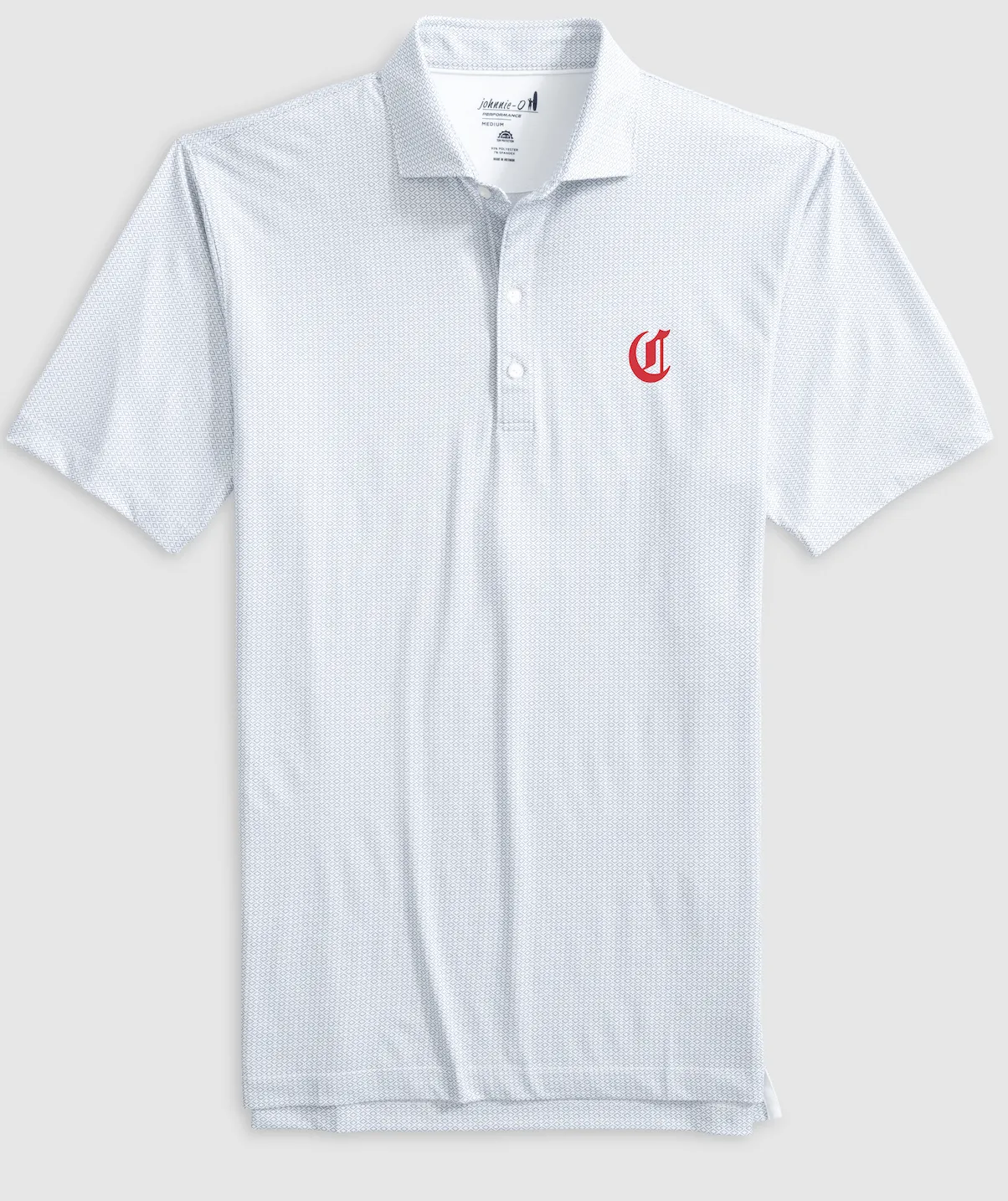 Cincinnati Reds Slade Performance Jersey Printed Polo - Cooperstown Logo