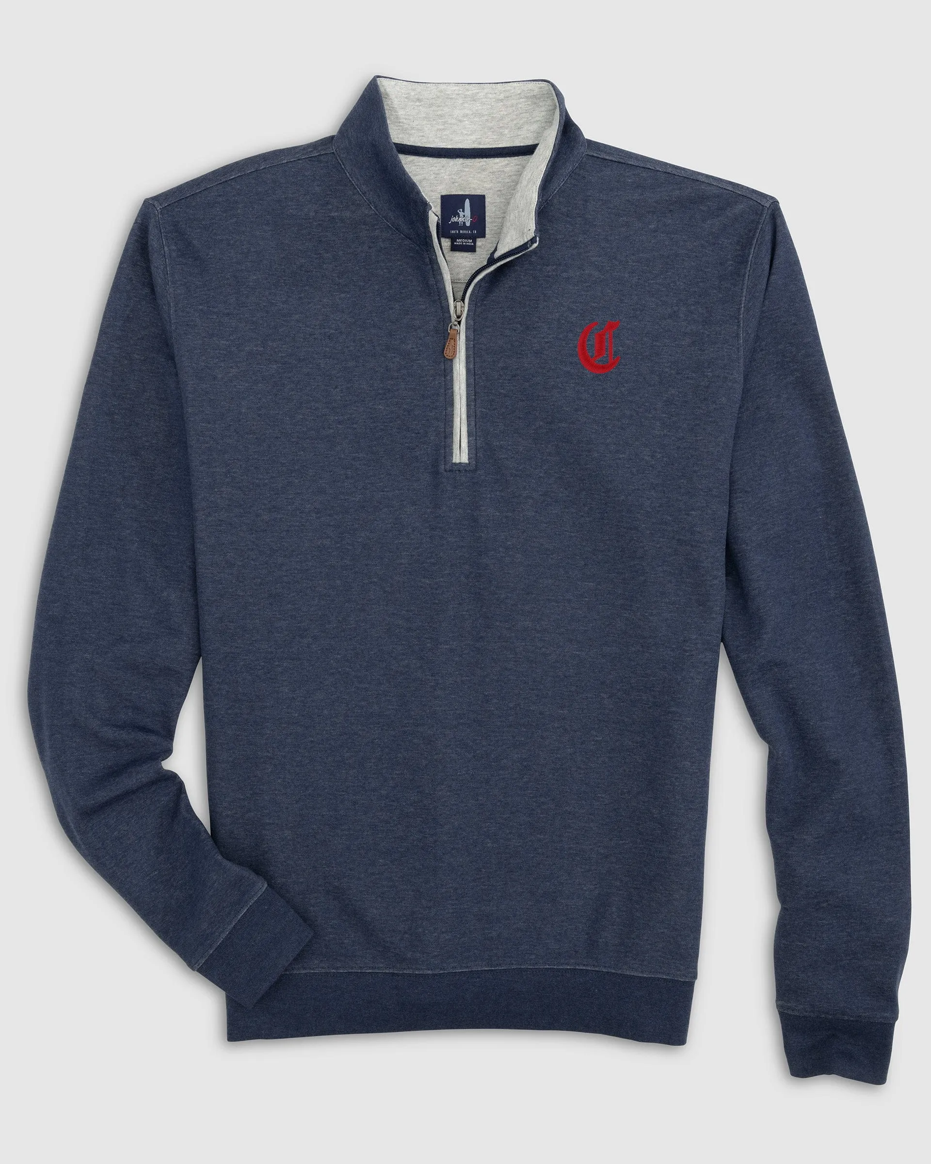 Cincinnati Reds Sully 1/4 Zip - Cooperstown Logo