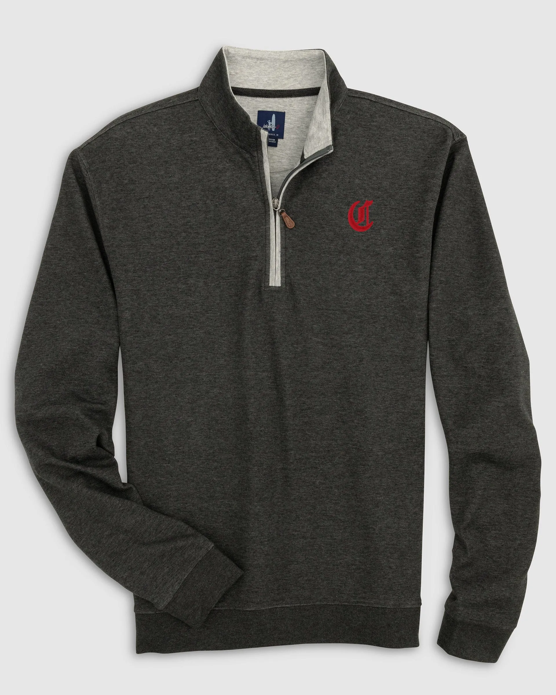 Cincinnati Reds Sully 1/4 Zip - Cooperstown Logo