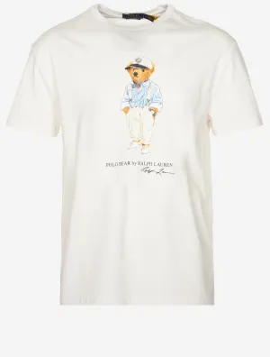 Classic Fit Polo Bear Jersey T-Shirt White