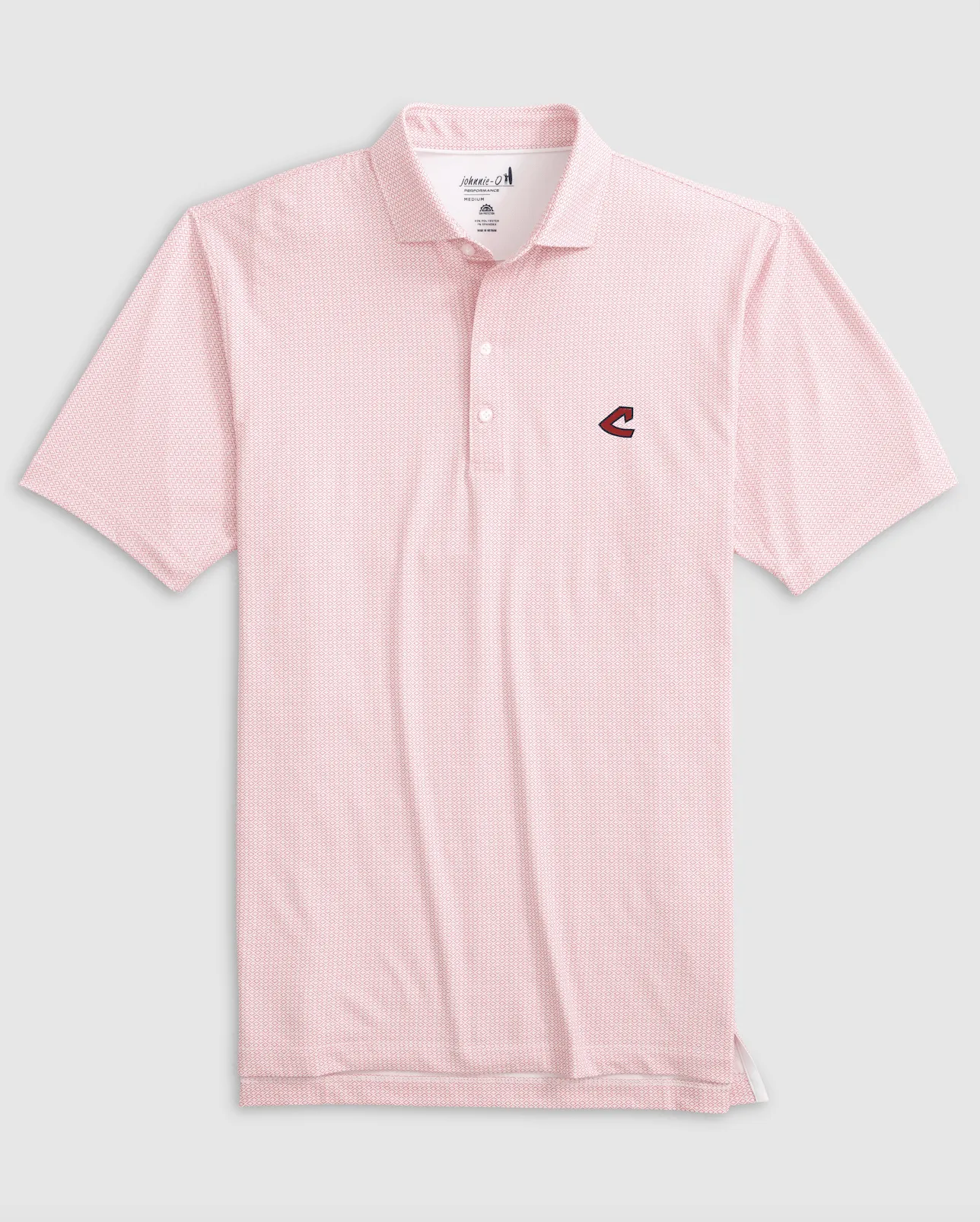 Cleveland Guardians Slade Performance Jersey Printed Polo - Cooperstown Logo