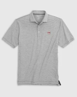 College of Charleston Lyndonn Striped Jersey Performance Polo