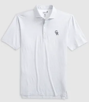Colorado Rockies Slade Performance Jersey Printed Polo
