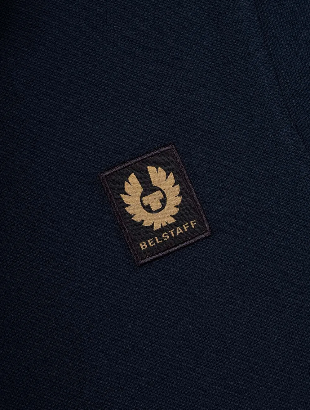 Cotton Short-Sleeved Polo Dark Ink