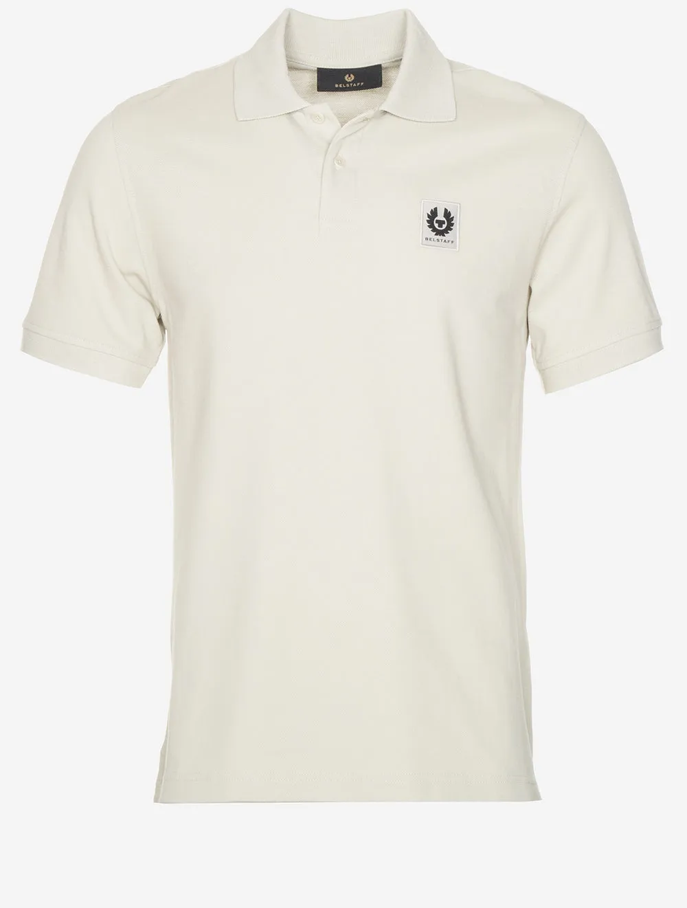 Cotton Short-Sleeved Polo Stone Beige