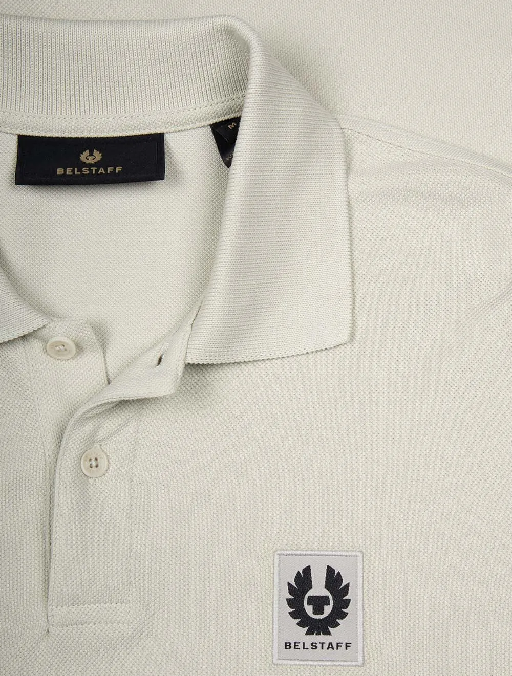 Cotton Short-Sleeved Polo Stone Beige