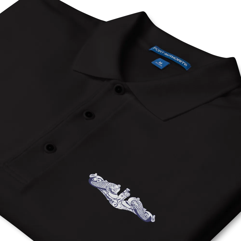 Custom US Navy Ranks, Insignia Embroidered Port Authority Polo Shirt