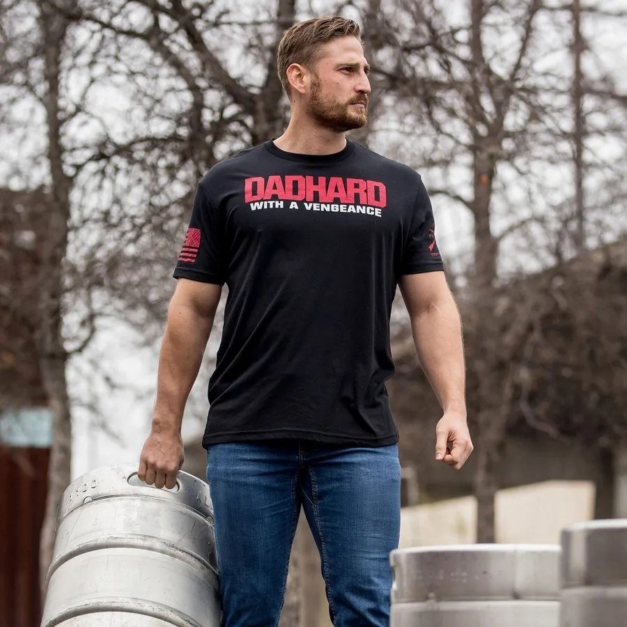 Dad Hard T-Shirt - Black