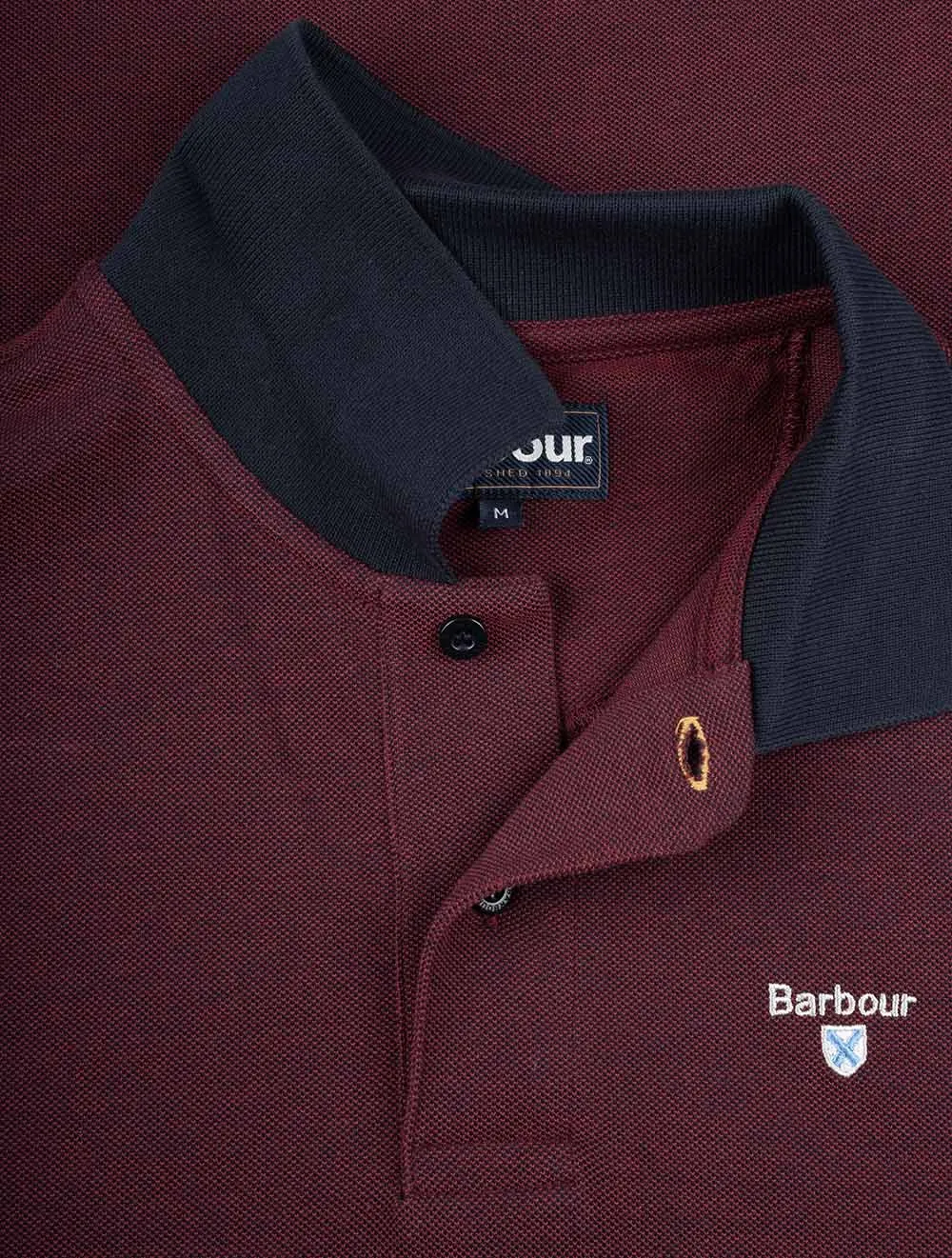 Essential Sports Polo Mix Dark Red