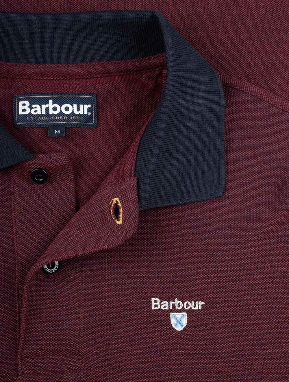 Essential Sports Polo Mix Dark Red